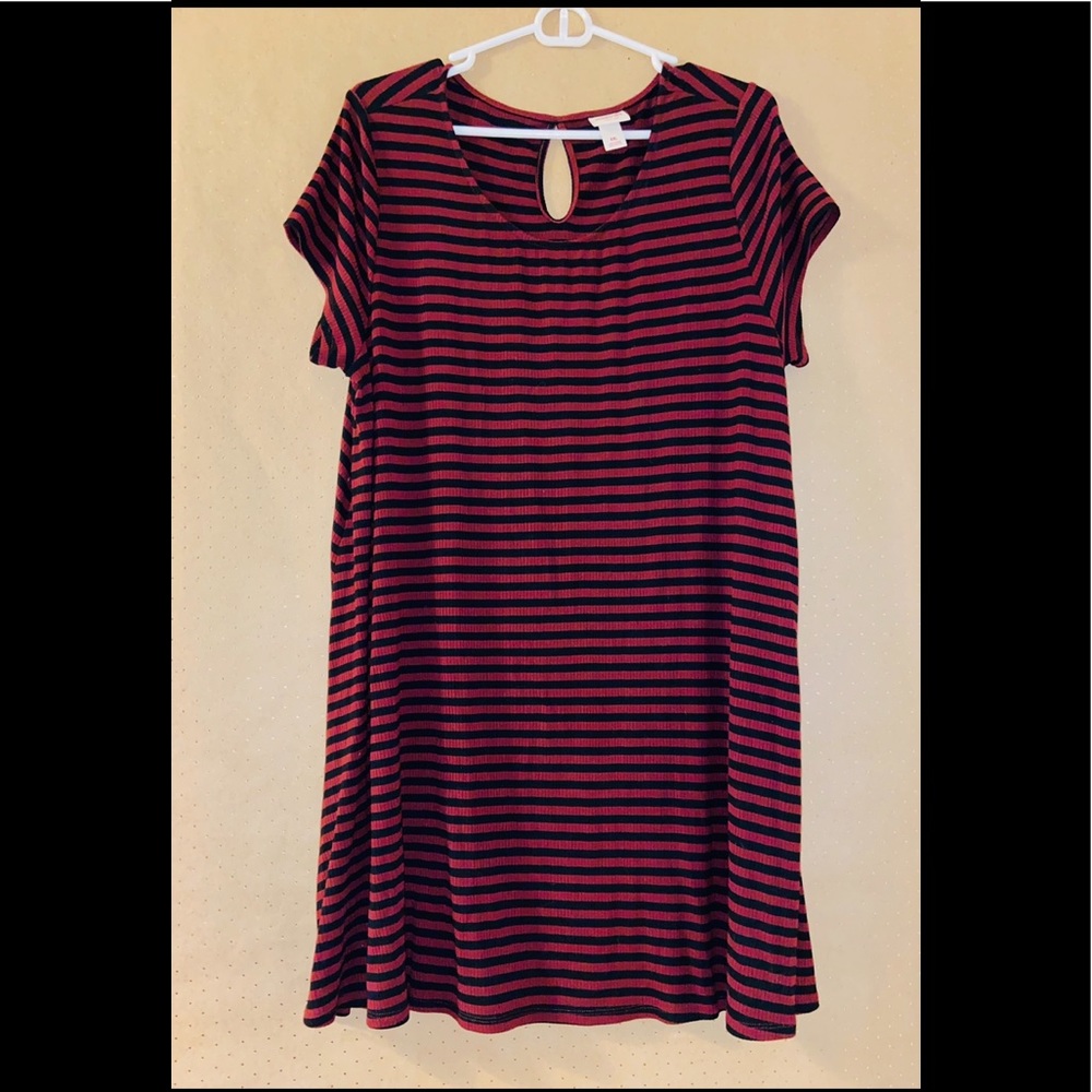 Grunge 90’s Striped Dress